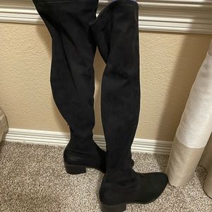 Black Over the knee boots
